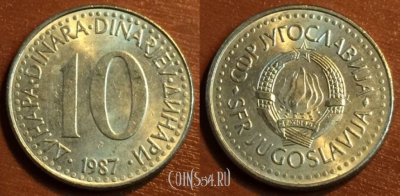 Югославия 10 динаров 1987 года, 42-139