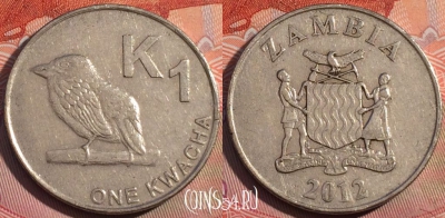 Замбия 1 квача 2012 года, КМ# 209, 263a-047