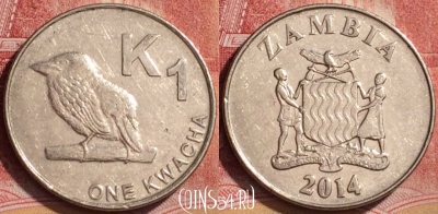 Замбия 1 квача 2014 года, КМ# 209, 167l-142