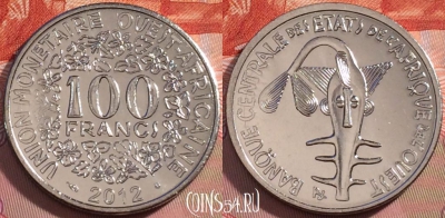 Западная Африка 100 франков 2012 года, UNC, 272-099