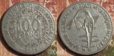 Западная Африка 100 франков 2014 г., 193s-006