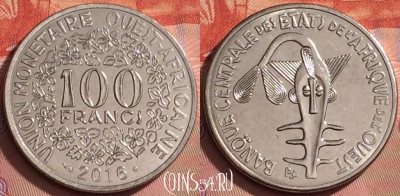 Западная Африка 100 франков 2016 года, 203l-085