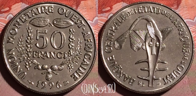 Западная Африка 50 франков 1996 года, 164f-087