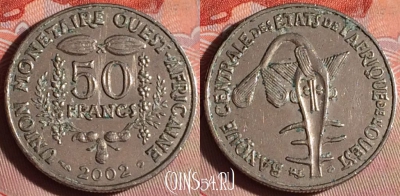Западная Африка 50 франков 2002 года, 188f-095