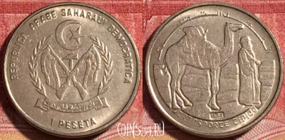 Западная Сахара 1 песета 1992 года, KM# 14, UNC, 263-033