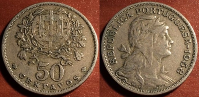 Португалия 50 сентаво 1958, 52-026