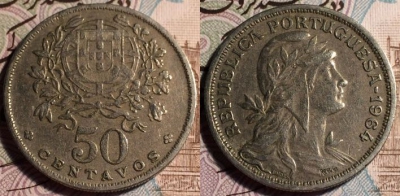 Португалия 50 сентаво 1964, 51-099
