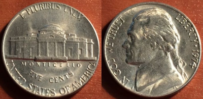США 5 центов 1974, 54-072