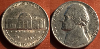 США 5 центов 1980, 54-073