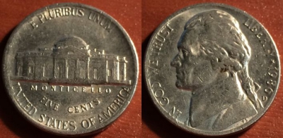 США 5 центов 1986 D, 54-081