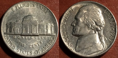 США 5 центов 1987 D, 58-074