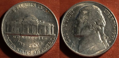 США 5 центов 1991 D, 54-085