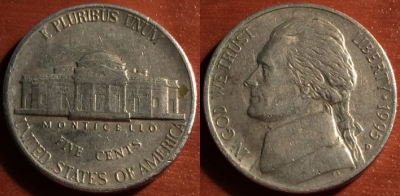 США 5 центов 1995 D, 54-088