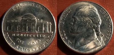 США 5 центов 1997 P, 54-090