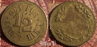 1/2 Liter Bier Token, 363s-135
