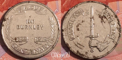 Жетон 1872-1972 CHARLTON ATHLETIC Token, a151-032