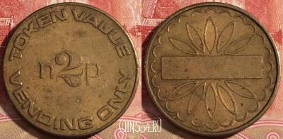 Жетон 2 New Pence Vending Token n2p Token, 220-080