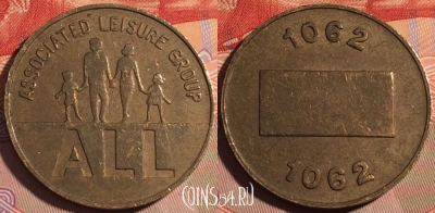 Жетон Associated Leisure Group 1062 Token, 197a-010 ♛
