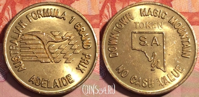Жетон Australian Formula 1 Grand Prix Token, 082c-034