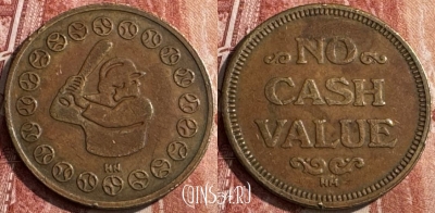 Baseball No Cash Value Token, 050s-170 ♛