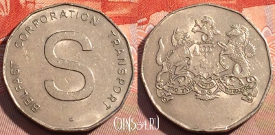 Жетон Belfast Corporation Transport Token, 121c-051