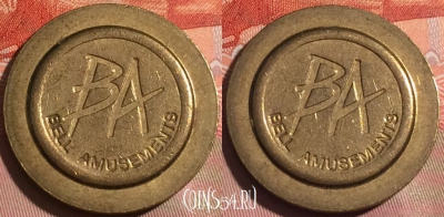 Жетон Bell Amusements Token, 254a-031