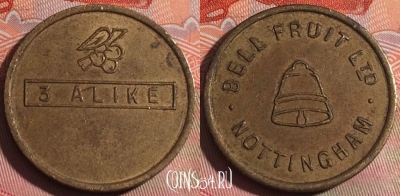 Жетон Bell Fruit Ltd Nottingham 3 Alike Token, 253a-105