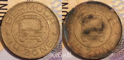 Жетон Bermuda Transport 14 Zone Token, a144-045