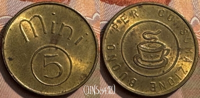 Жетон Buono per Consumazione mini 5 Token, 265s-101 ♛