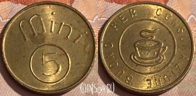 Жетон Buono per Consumazione mini 5 Token, 289q-107