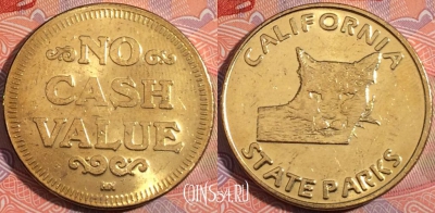 Жетон california state parks Token, a151-035