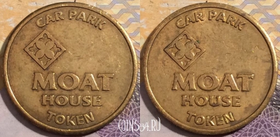 Жетон Car park Moat house Token, a144-053