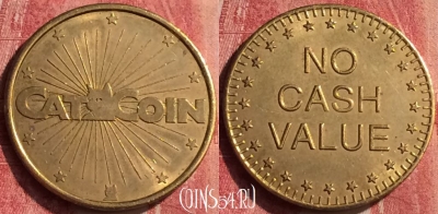 Жетон Cat Coin No Cash Value Token, 439-114