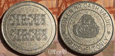 Circus Circus Game Token, 484s-013