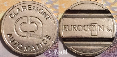 Жетон Claremont Automatics Eurocoin Token, a144-001