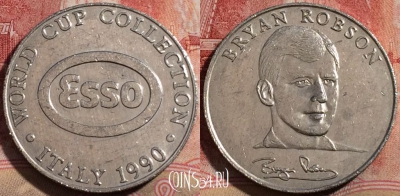 Жетон Esso - 1990 England World Cup Token, 215-136