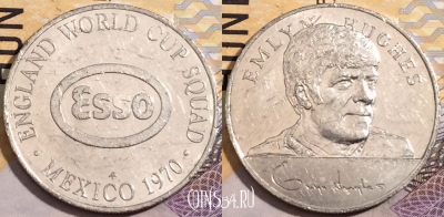 Жетон Esso 1970 England World Cup Squad Token, a144-021