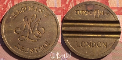 Жетон Eurocoin London Manning Leisure Token, 090b-020