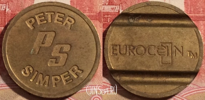 Жетон Eurocoin PS Peter Simper Token, 220-082