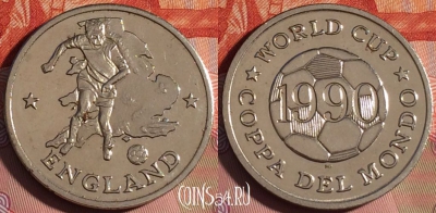 Жетон FIFA World Cup 1990 England Token, 224a-052
