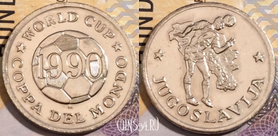 Жетон FIFA World Cup 1990 Yugoslavia Token, a144-031