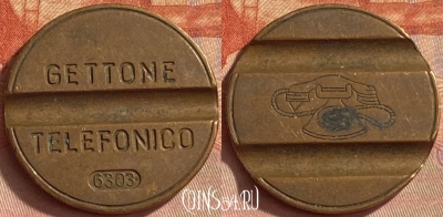 Жетон Gettone Telefonico 6303 Token, 422o-023