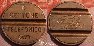 Жетон Gettone Telefonico 7611 Token, 264a-011