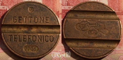 Жетон Gettone telefonico 7705 Token, 216-068