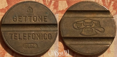 Жетон Gettone Telefonico 7806 Token, 303q-090 ♛