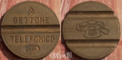 Жетон Gettone Telefonico CMM 7901 Token, 226q-090 ♛