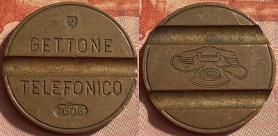 Жетон Gettone Telefonico ESM 7606 Token, 422o-062