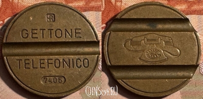 Gettone Telefonico IPM 7405 Token, 241s-083