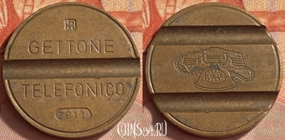 Жетон Gettone Telefonico IPM 7911 Token, 415o-074