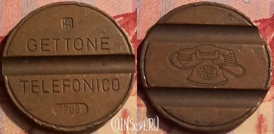 Жетон Gettone Telefonico 7709 Token, 402-107